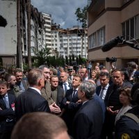 Macron, Scholz, Draghi i Iohannis u Kijevu