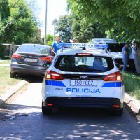 Policijski očevid nakon eksplozije bombe u Vukovaru