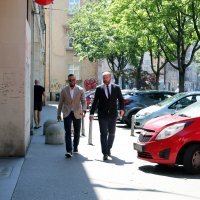 Bivši ministar Josip Aladrović u pratnji odvjetnika Nikole Mandića  dolazi u USKOK