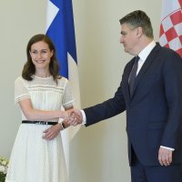 Predsjednik Zoran Milanović primio je finsku premijerku Sannu Marin