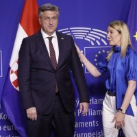 Andrej Plenković i Roberta Metsola
