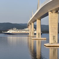 Prvi kurzer prošao ispod Pelješkog mosta