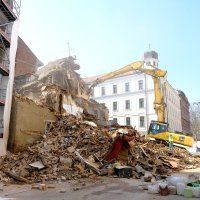 Rrušenje zgrade na uglu Đorđićeve i Petrinjske, simbola zagrebačkog potresa