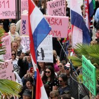 Prosvjed građana Ilovika i Lošinja zbog izgradnje luke Mrtvaška na otoku Lošinju