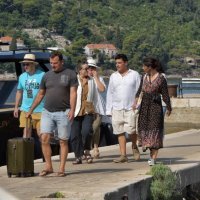 Frances McDormand na Lopudu