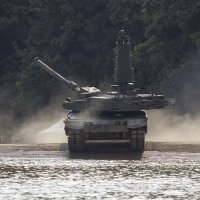 K2 nakon izlaska iz vodene prepreke