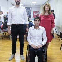 Stožer SDP-a Split pred objavu prvih rezultata