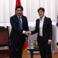 Dritan Abazović u posjetu Srbiji