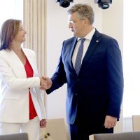 Andrej Plenković i Tanja Fajon