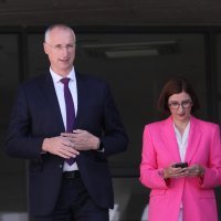 Ivica Puljak sa suprugom na biralištu