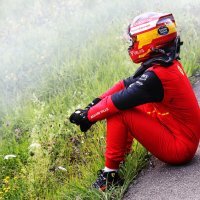 Carlos Sainz, Ferrari, zapaljeni bolid, VN Austrije