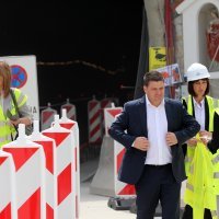 Ministar Butković u obilasku gradilišta druge cijevi Tunela Učka