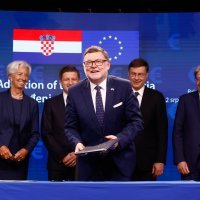 Christine Lagarde, Zdravko Marić, Valdis Dombrovskis, Paolo Gentiloni, Zbynek Stanjura