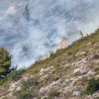 Požar na obroncima Srđa