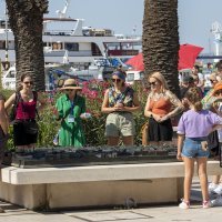 Velike gužve u trajektnoj luci i centru Splita