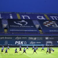 Trening nogometaša Škupija