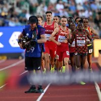 Kamerman na stazi za vrijeme utrke