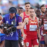 Kamerman na stazi za vrijeme utrke