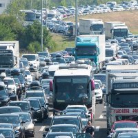 Velika gužva na naplatnoj postaji Lučko