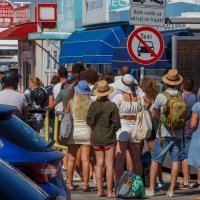 Gužve u splitskoj trajektnoj luci