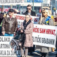 Prosvjed protiv izmjena izbornog zakona BiH iz veljače ove godine