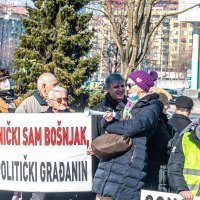 Prosvjed protiv izmjena izbornog zakona BiH iz veljače ove godine