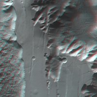 Ius i Tithonium Chasmata u 3D-u