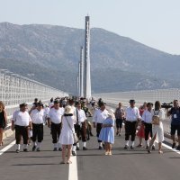 Pelješki most otvoren je za pješake