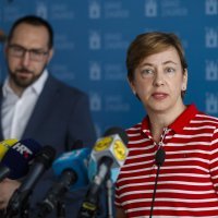 Redovitu konferenciju održali su zagrebački gradonačelnik Tomašević i zamjenica Dolenec