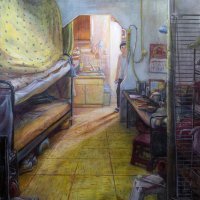 Chinatown, 150x122cm, 60x48”, Oil on canvas, 2022