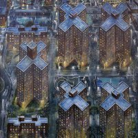 East Village Projects, 200x150cm, 78x60”, Oil on canvas, 2022