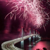 Vatromet na otvorenju Pelješkog mosta