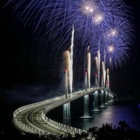 Vatromet na otvorenju Pelješkog mosta