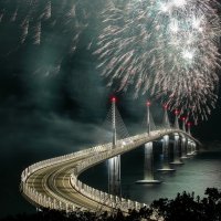 Vatromet na otvorenju Pelješkog mosta