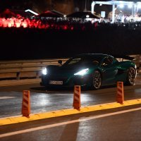 Most su prvi prešli Niko Pulić u svom automobilu i Matija Renić u Neveri