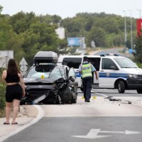 Zbog teške prometne nesreće zatvorena Jadranska magistrala kod Vodica, poginuo motociklist