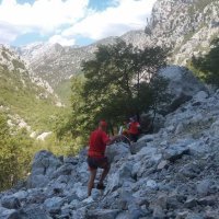 HGSS - spašavanje unesrećenih iz kanjona Velike Paklenice