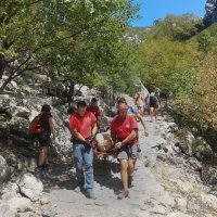 HGSS - spašavanje unesrećenih iz kanjona Velike Paklenice