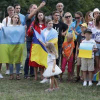 Prosvjed protiv ruskih zločina nad ukrajinskim zarobljenicima u Olenivci