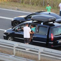 Gužva na autocesti pred graničnim prijelazom Bajakovo