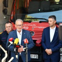 Ministar Božinović posjetio DVD Orašac povodom pogibelji vatrogasca