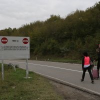 Blokada graničnog prijelaza Jarinje u rujnu 2021.