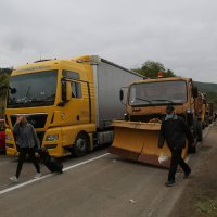 Blokada graničnog prijelaza Jarinje u rujnu 2021.