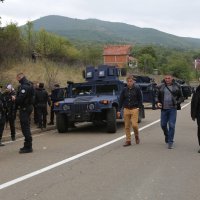 Blokada graničnog prijelaza Jarinje u rujnu 2021.