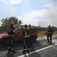 Veliki šumski požar između Vodica i Jadrije