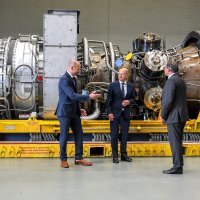 Olaf Scholz u Siemensovoj tvornici gdje je obavljen remont turbine Sjevernog toka 1