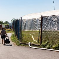 Skladište tvrtke Model pakiranja d.d. nakon sinoćnjeg požara