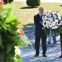 Polaganje vijenaca Tomislava Tomaševića i branitelja povodom Dana pobjede i domovinske zahvalnosti