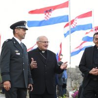 Svečani prijem predsjednika Zorana Milanovića za ratne zapovjednike u Kninu
