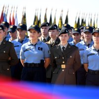 Polaganje zastave na kninskoj tvrđavi
